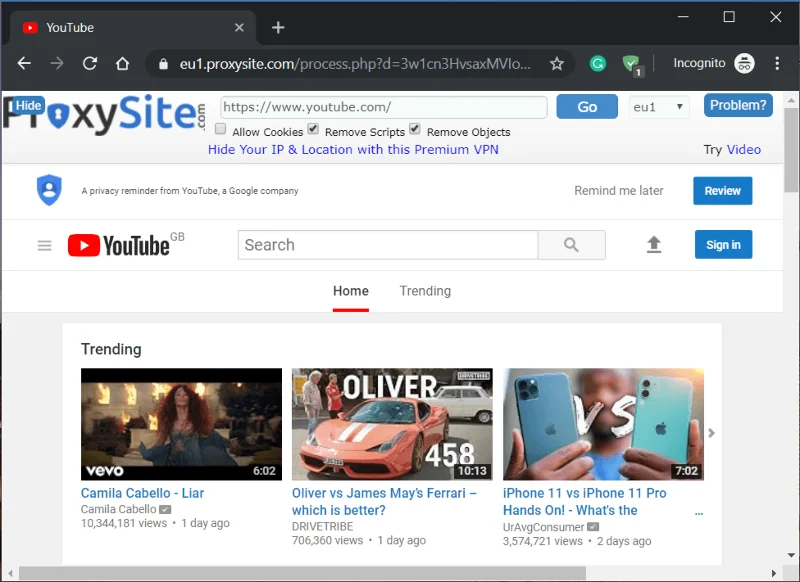 Débloquer YouTube lorsqu'il est bloqué dans les bureaux, les écoles ou les collèges&nbsp;?