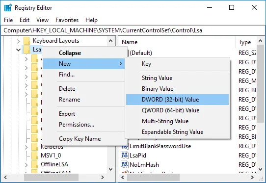 تمكين أو تعطيل حارس الاعتماد في نظام التشغيل Windows 10