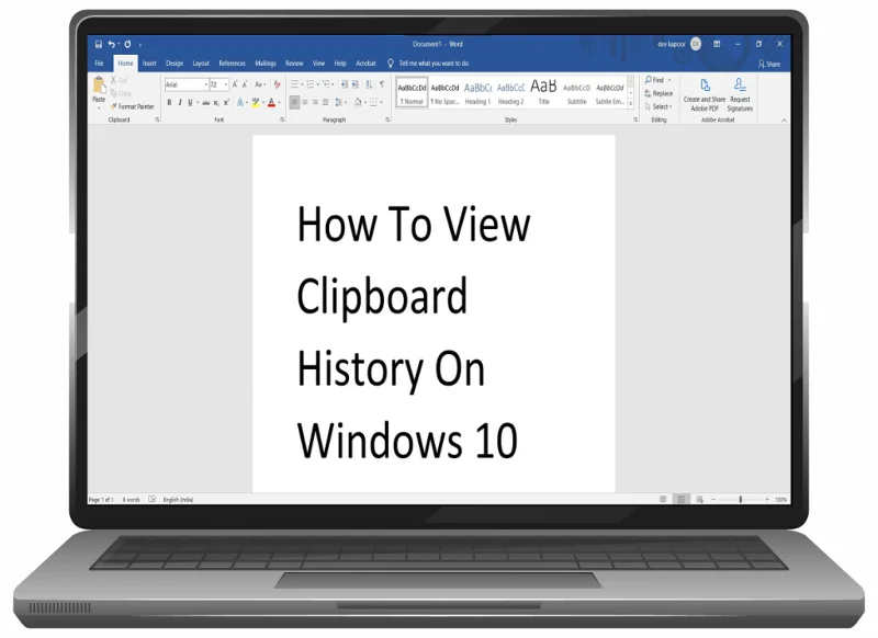 Cara Melihat Riwayat Clipboard Pada Windows 10