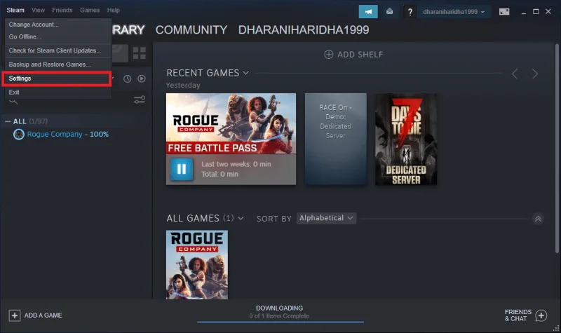 نحوه رفع عدم دانلود بازی های Steam