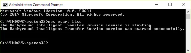 Fix Background Intelligent Transfer Service start niet