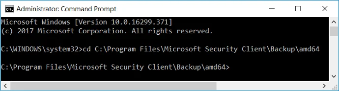 Windows10でMicrosoftSecurityEssentialsをアンインストールする