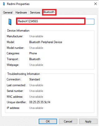 Bluetooth-apparaten hernoemen op Windows 10