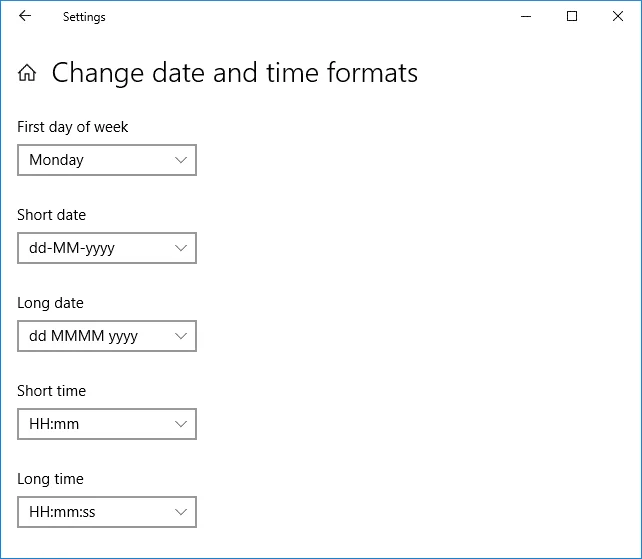 كيفية تغيير تنسيقات التاريخ والوقت في Windows 10