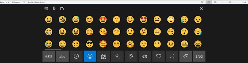 如何在 Windows 10 上使用表情符號