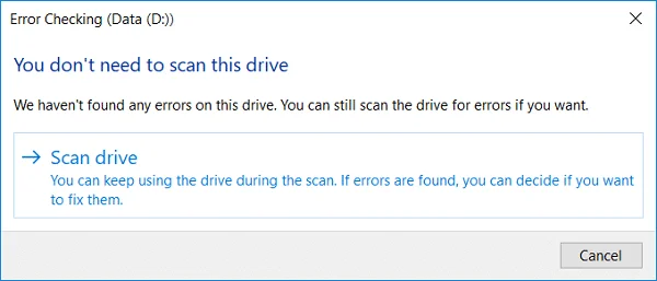 在 Windows 10 中運行磁盤錯誤檢查的 4 種方法