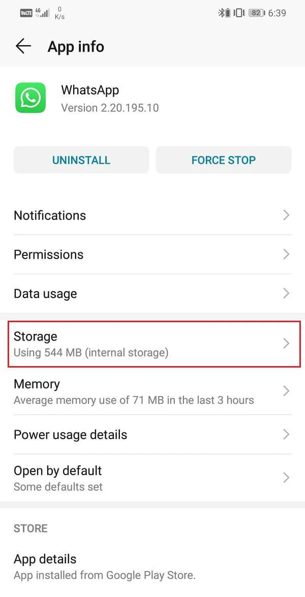 Reparar la llamada de WhatsApp que no suena en Android