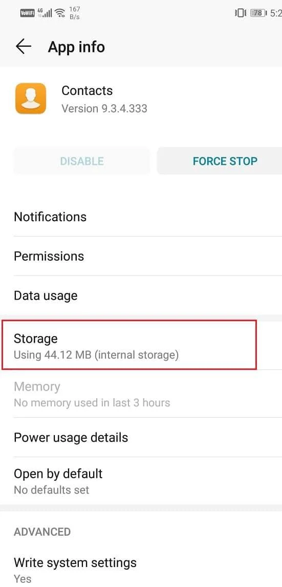 Androidフォンで連絡先を開くことができない問題を修正
