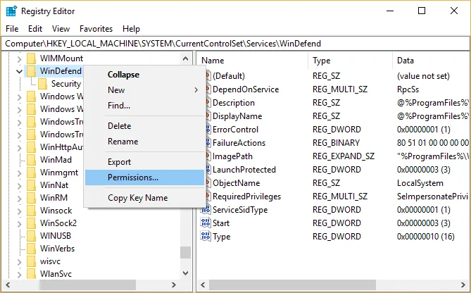 Cara Mengambil Kawalan Penuh atau Pemilikan Windows Registry Keys