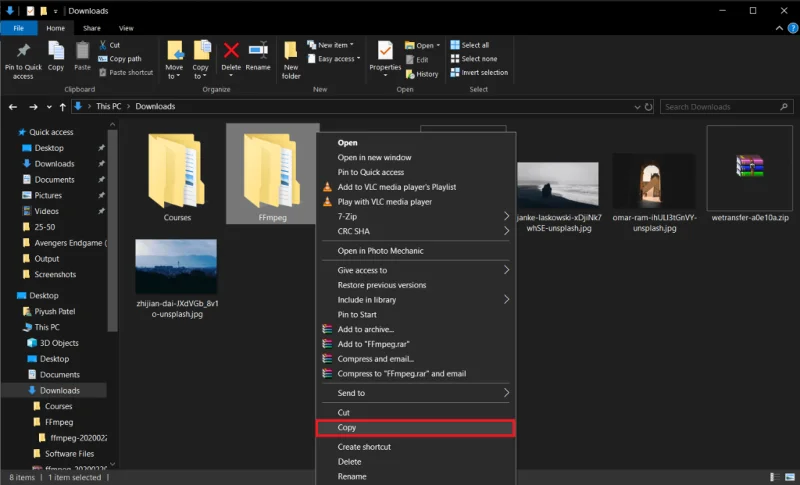 Stapsgewijze handleiding om FFmpeg te installeren op Windows 10