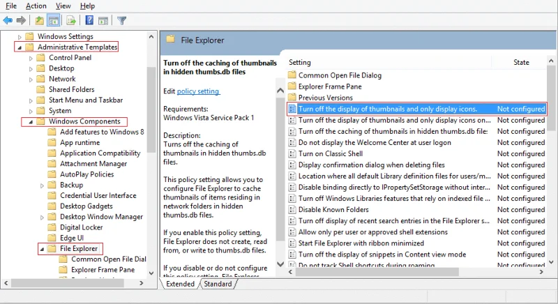 5 manieren om miniatuurvoorbeeld in Windows 10 in te schakelen