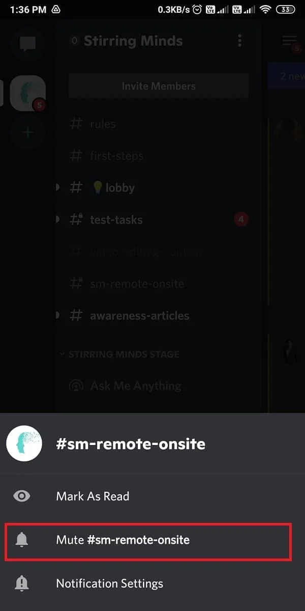 نحوه غیرفعال کردن Discord Notifications