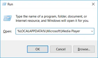Corregir el error de la biblioteca de medios de Windows Media Player está dañada