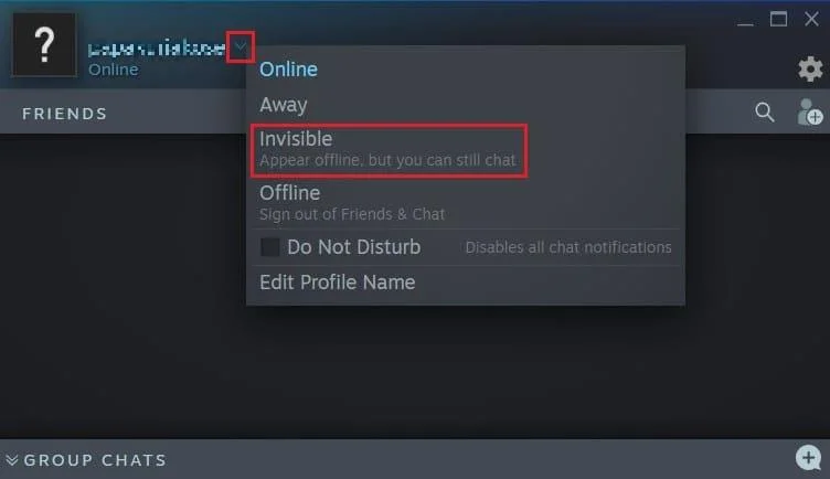 如何對朋友隱藏 Steam 活動