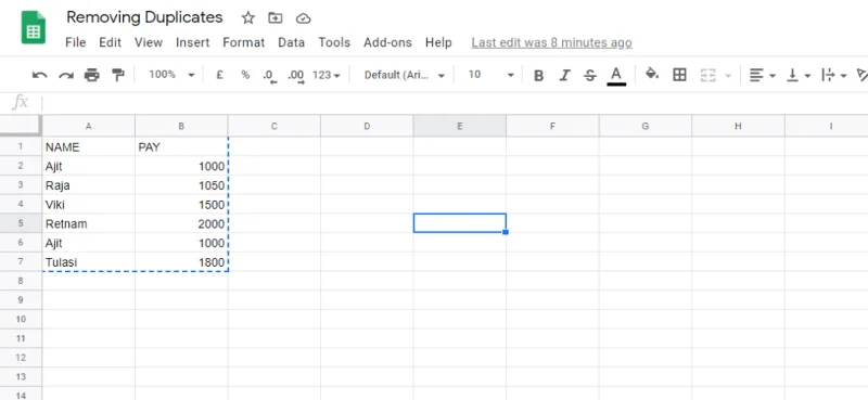 6 Cara Menghapus Duplikat Di Google Sheets