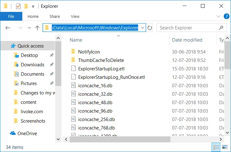 Windows10のサムネイルキャッシュの自動削除を停止する