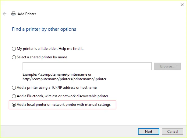 Windows kan geen verbinding maken met de printer [OPGELOST]