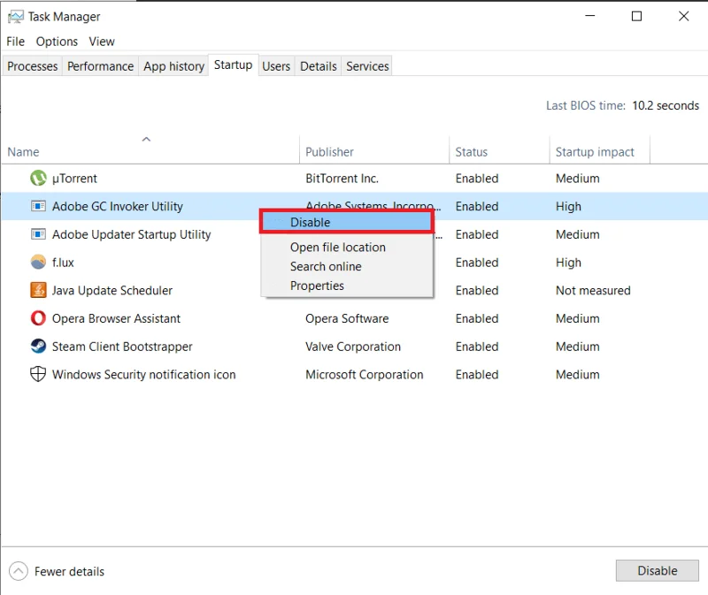 Comment désactiver Adobe AcroTray.exe au démarrage