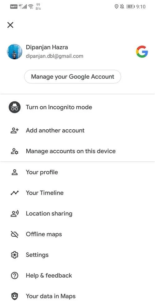 Androidで話していないGoogleマップを修正