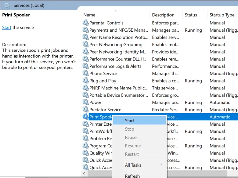 Windows10でスタックした印刷ジョブを削除する6つの方法