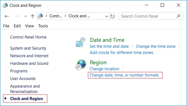 كيفية تغيير تنسيقات التاريخ والوقت في Windows 10