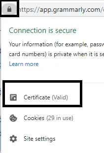 Fix Er is een probleem met het beveiligingscertificaat van deze website