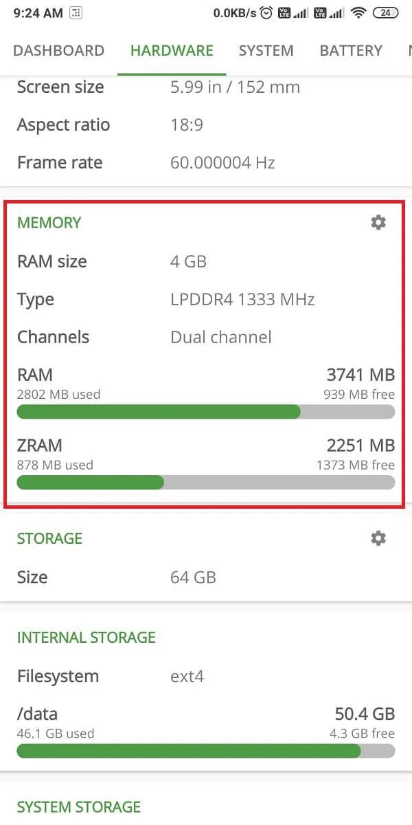 如何檢查 Android 手機 RAM 類型、速度和運行頻率 如何檢查 Android 手機 RAM 類型、速度和運行頻率