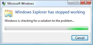 Windows 資源管理器已停止工作 [已解決]