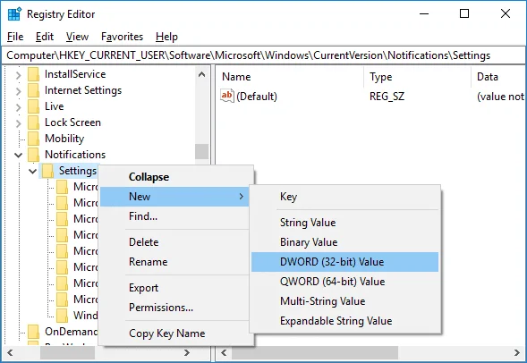 Windows10のロック画面でアプリ通知を有効または無効にする