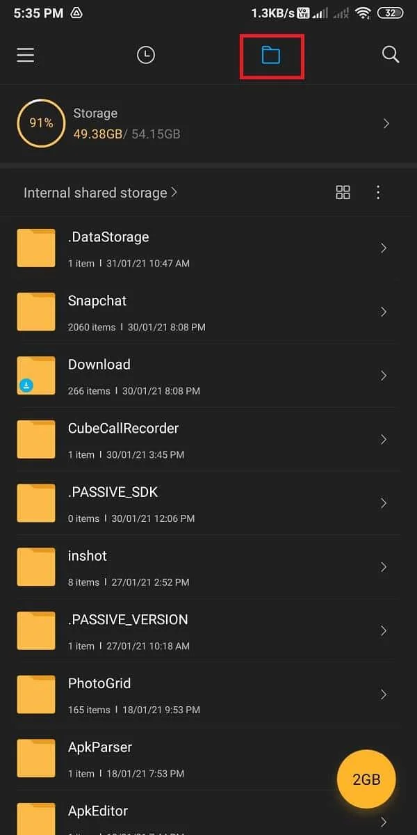 ギャラリーに表示されないWhatsapp画像を修正する方法