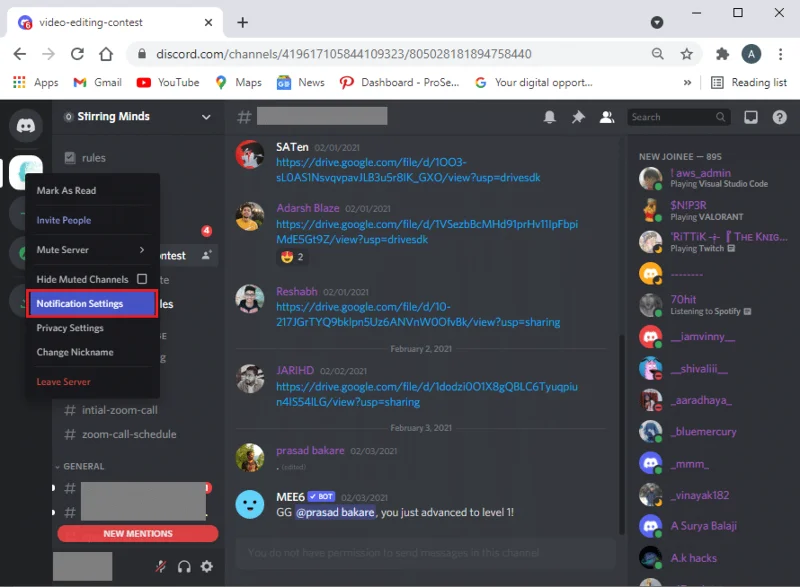 نحوه غیرفعال کردن Discord Notifications