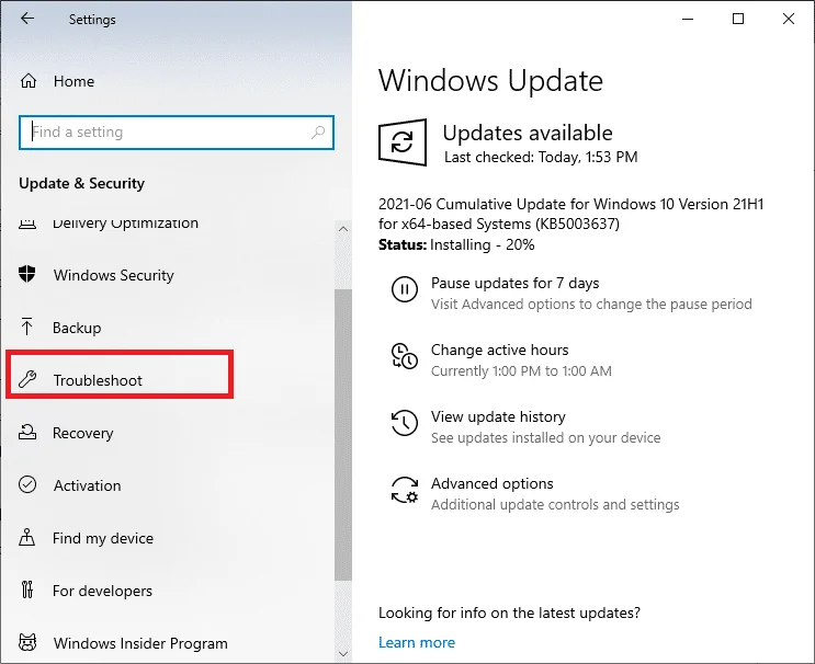 Fix Windows Update-fout 0x80070005