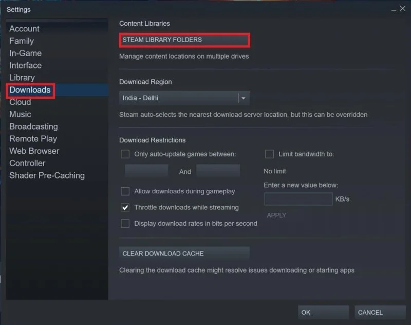 Steam-games downloaden op externe harde schijf