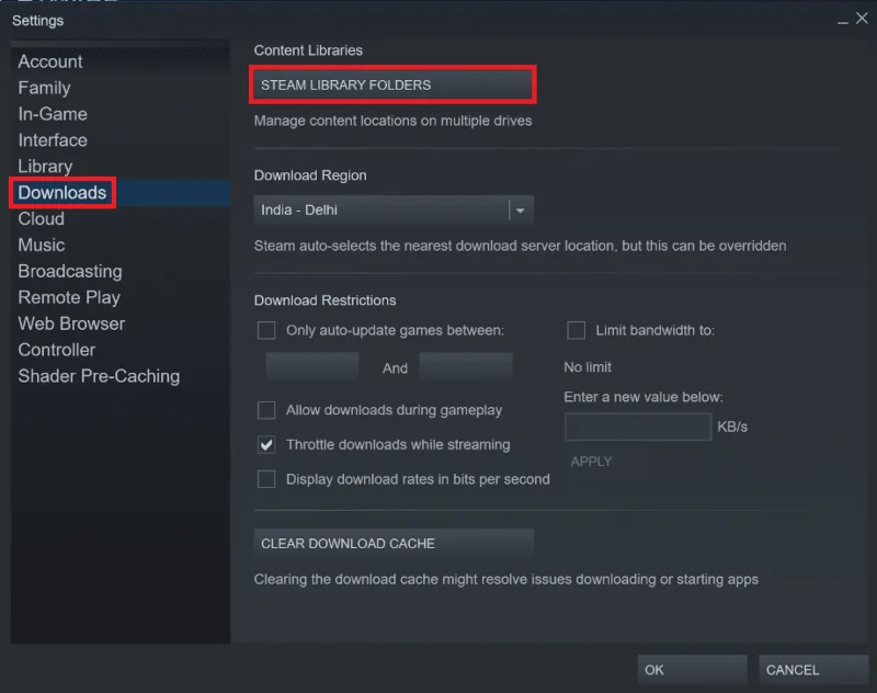 Di manakah Permainan Steam Dipasang?