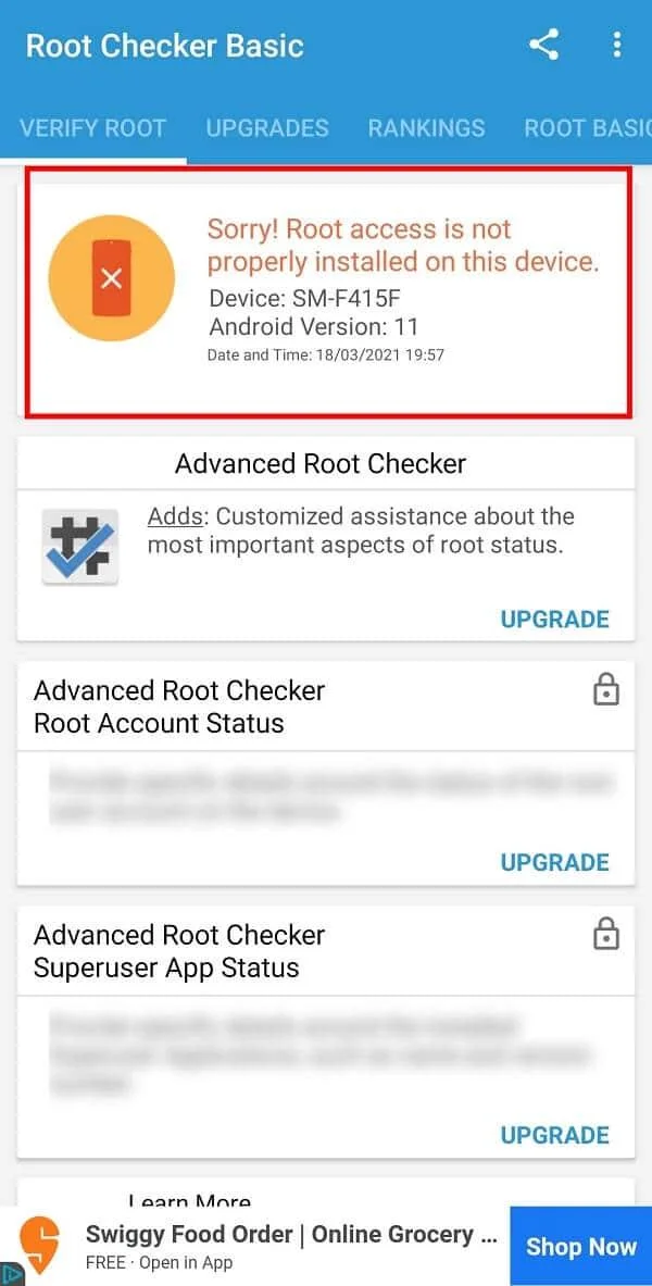 ¿Cómo verificar si su teléfono Android está rooteado?