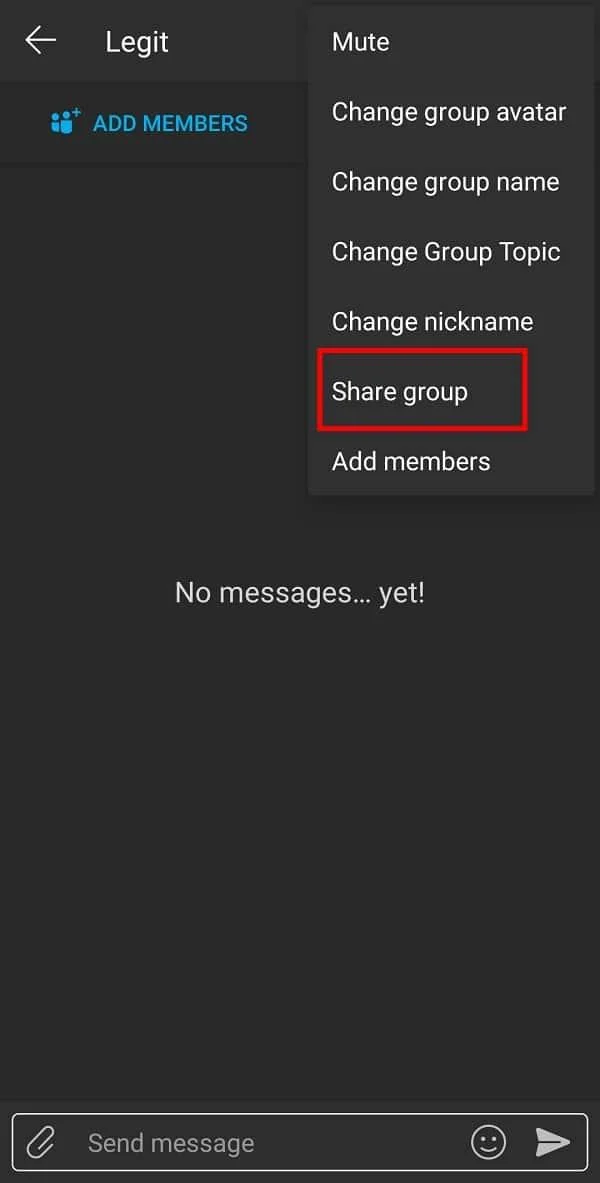 GroupMeでのメンバーの追加に失敗した問題を修正する方法