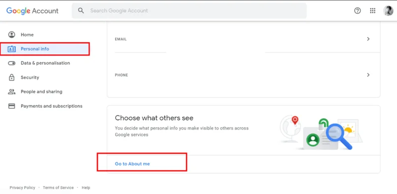Bagaimana Cara Menghapus Gambar Profil Google atau Gmail?