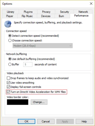 修復 Windows Media 無法播放音樂文件 Windows 10