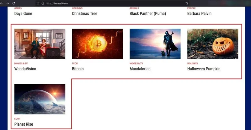 Thema's downloaden voor Windows 10