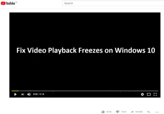 Corregir congelaciones de reproducción de video en Windows 10