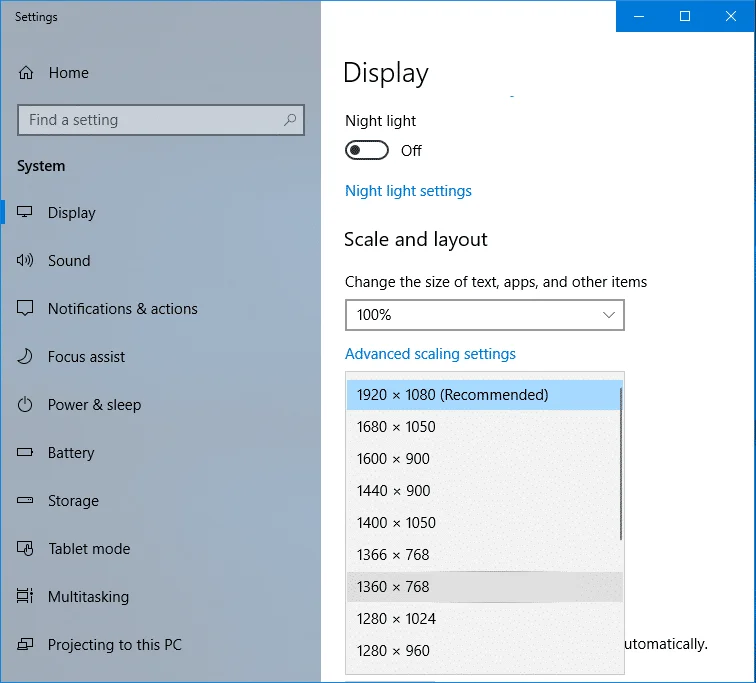 在 Windows 10 中更改屏幕分辨率的 2 種方法