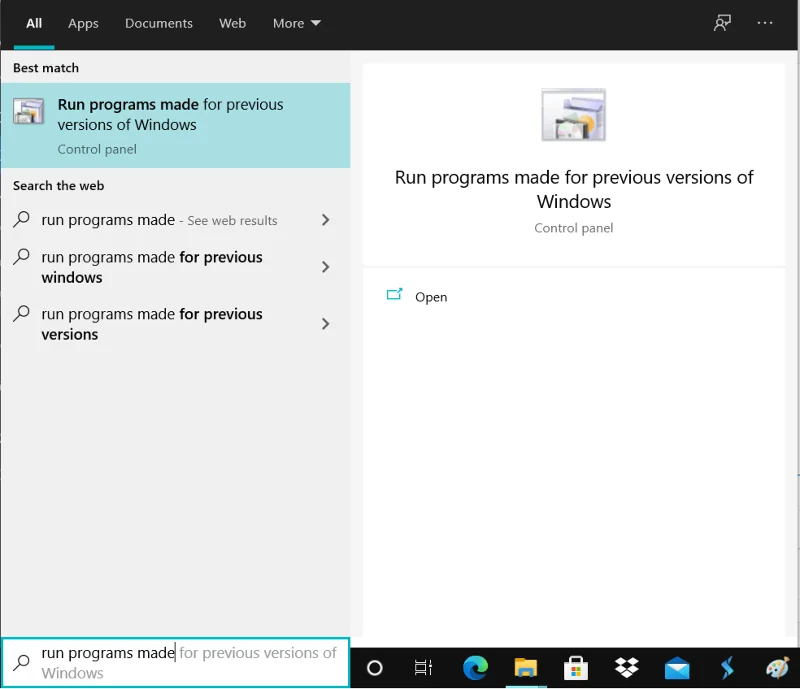 Windows10のアプリの互換モードを変更する