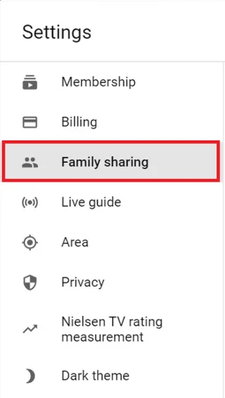 Fix Family Sharing YouTube TV werkt niet