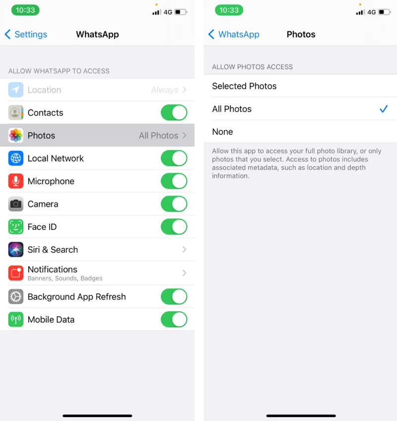 ギャラリーに表示されないWhatsapp画像を修正する方法