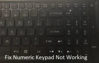 Numeriek toetsenbord werkt niet in Windows 10 [OPGELOST]