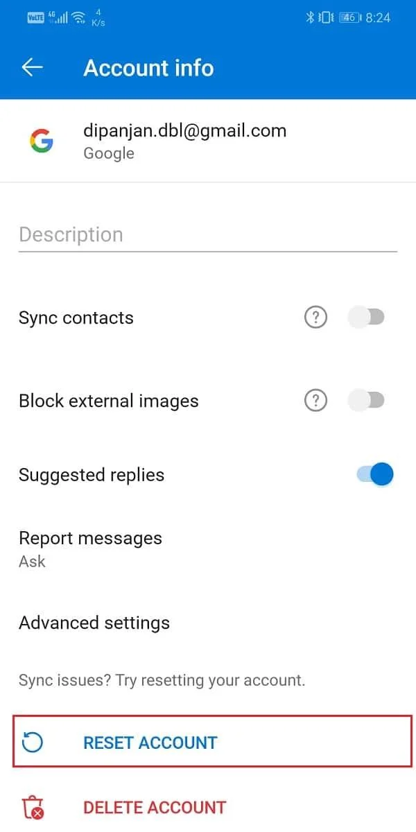 修復 Outlook 在 Android 上不同步