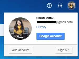 Gmailからサインアウトまたはログアウトするにはどうすればよいですか？
