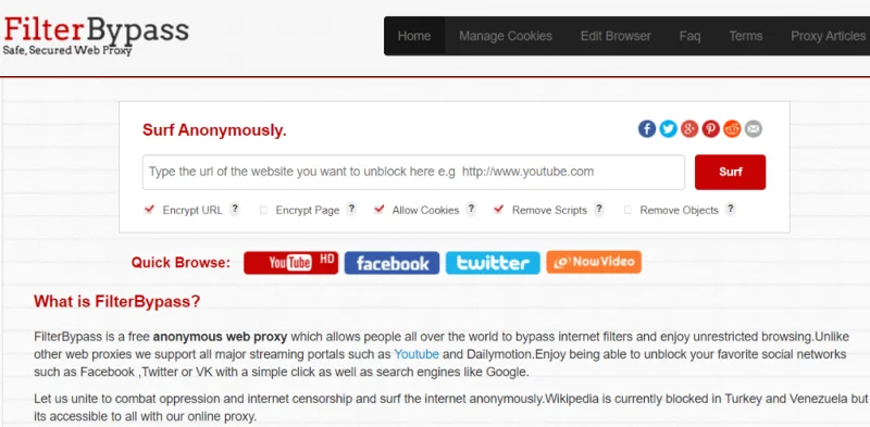 10 meilleurs sites proxy gratuits pour débloquer Facebook