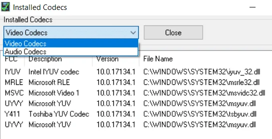 Identifier et installer les codecs audio et vidéo manquants dans Windows