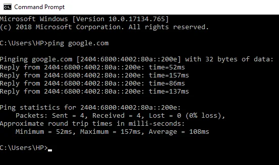 Selesaikan Masalah Sambungan Internet dalam Windows 10